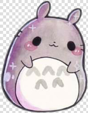 Totoroo So Cuteee Totoro Kawaii Cute Strangeanima   Kawaii Cute Animal Drawings  HD Png Download