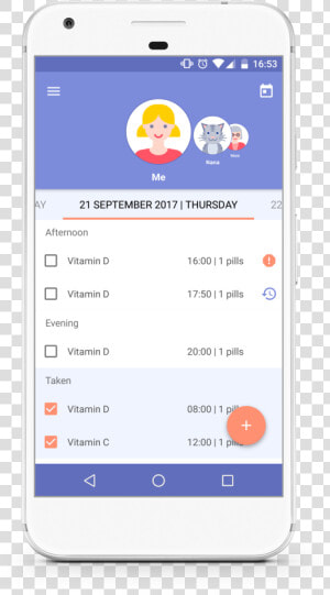 Handy Pills Reminder  amp  Medication Tracker   Medication Reminder And Pill Tracker  HD Png Download