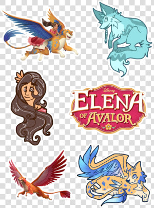 “ My Complete Elena Of Avalor Sticker Sheet I Own A   Elena Of Avalor  HD Png Download