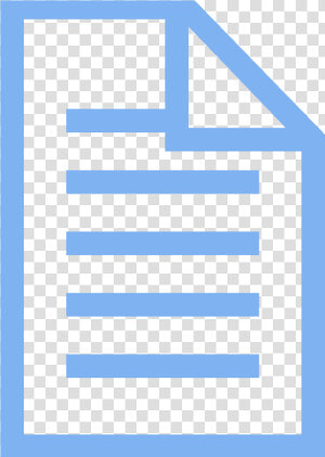 Free Blue Document Icon Transparent  HD Png Download