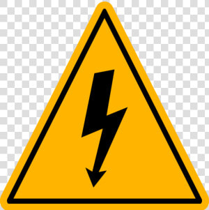 Electricity Hazard Sign High Safety Voltage Clipart   Safety Signs High Voltage  HD Png Download