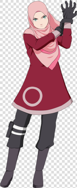 Naruto Shippuden Sakura   Sakura Haruno Hijab  HD Png Download