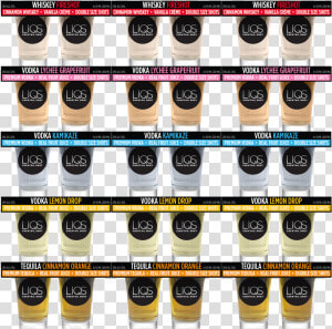 60 Shots   5 Flavors Title Liqs Case   Military Rank  HD Png Download