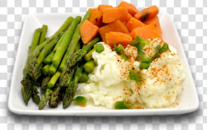 Spicy Egg White Asparagus Fit Plate Data Rimg   Mashed Potato  HD Png Download