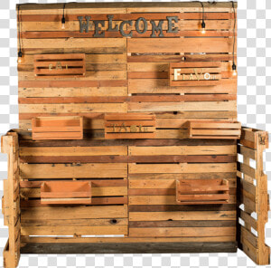 Reclaimed Pallet Facade   Chest Of Drawers  HD Png Download