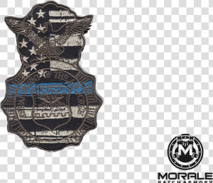 Usaf Security Forces Thin Blue Line Badge Grey   United States Air Force Security Forces  HD Png Download