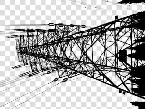 Powerlines In The Beijing Populated Areas   Transmission Tower  HD Png Download