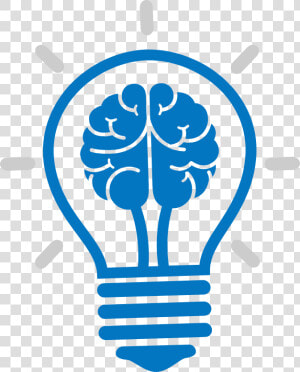 Light Brain Incandescent Bulb Cartoon Icon Clipart   Smart Brain Light Png  Transparent Png