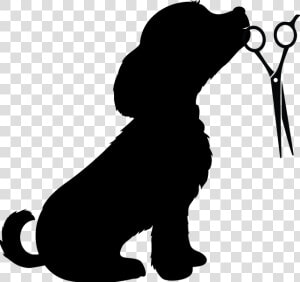 Dog Bandana Clip Art Freeuse   Dog Clipart Silhouette  HD Png Download