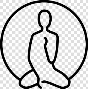 Clip Art Royalty Free Stock Buddah Drawing Beginner   Love Meditation Drawing  HD Png Download