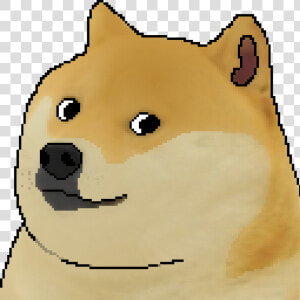 Doge Meme Pixel Art   Png Download   Doge Meme Pixel Art  Transparent Png