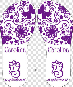 Flip Flops For Quinceanera  HD Png Download