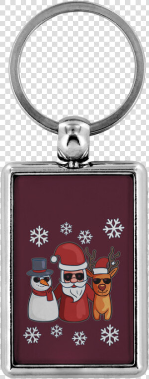 Santa Snowman Reindeer Keychain For Men Women Key Chain    Gift  HD Png Download