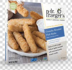 Dr Praeger S Crunchy Fish Sticks   Crunchy Breaded Fish Sticks Made With Minced Fish  HD Png Download