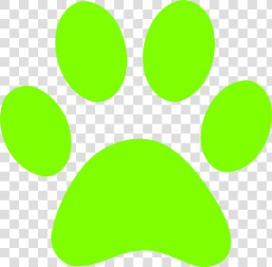 Green Paw Print Clip Art   Paw Patrol Yellow Paw Print  HD Png Download