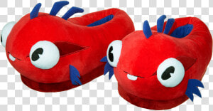 Red Murloc Slippers  HD Png Download