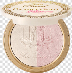 Candlelight Glow Powder  Rosy Glow   Iluminador Too Faced Candlelight Glow  HD Png Download