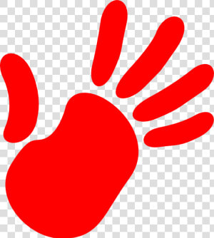 Handprint Transparent High Five   Hand Clip Art  HD Png Download