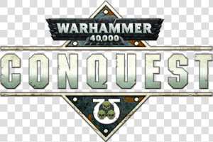 Warhammer 40 000   Conquest   Warhammer 40000 Conquest Logo  HD Png Download