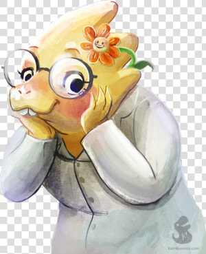  undertale  alphys  flowey  floweytheflower  alphysundertale   Alphys  HD Png Download