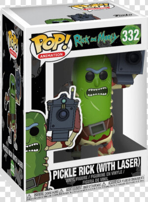 Funko Pop Animation   Pickle Rick 333 Funko  HD Png Download