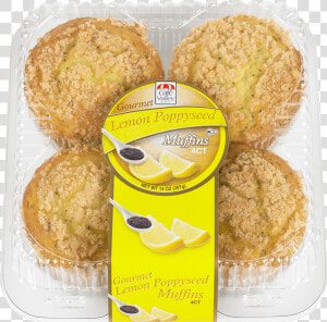 Cafe Valley Lemon Poppy Seed Muffins  HD Png Download