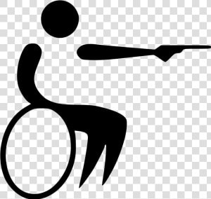 Paralympics Shooting  HD Png Download