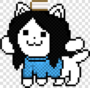 Temmie Pixel Art  HD Png Download