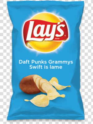 Ays Daft Punks Grammys Swift Is Lame Junk Food Snack   Blue Bag Of Chips  HD Png Download