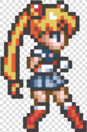 Pixel Clipart Pixel Art   Sailor Moon Gif Transparent Pixel  HD Png Download