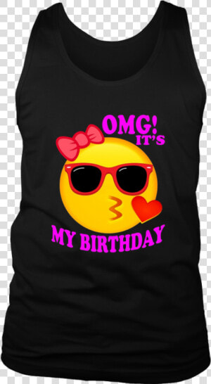 Birthday Emoji Shirt For Girls   Active Tank  HD Png Download