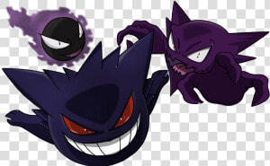 Gengar Gastly Haunter Png  Transparent Png