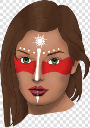 Deviantart Face Paint Drawings  HD Png Download