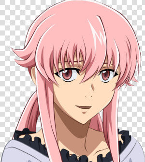 Transparent Anime Transparent Yuno Gasai   Yuno Gasai The Future Diary  HD Png Download