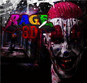 Rage 3 d Scary Clown   Indy Scream Park 2018  HD Png Download