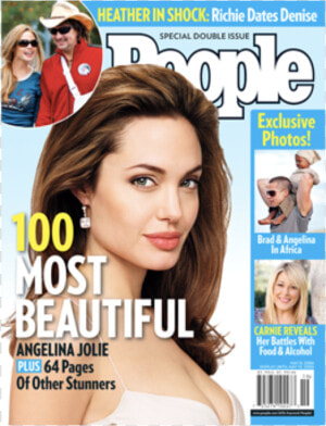 Angelina Jolie People Magazine  HD Png Download