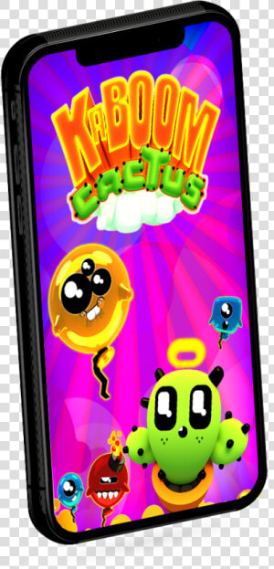 Kaboom Cactus   Mobile Phone  HD Png Download