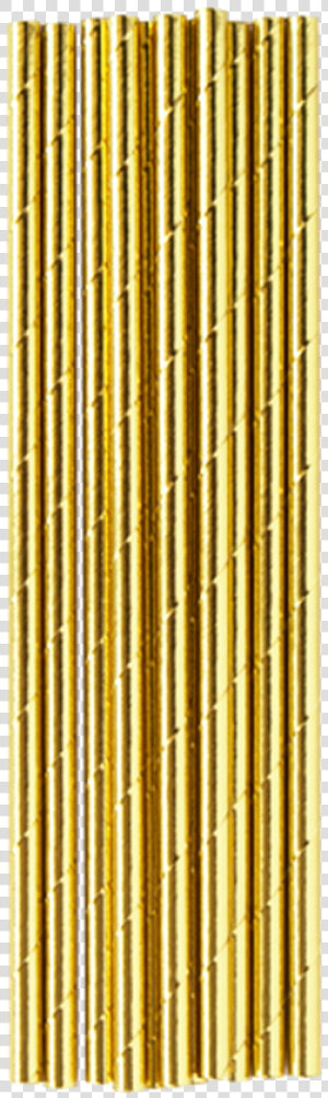 Gold Paper Straws   Brass  HD Png Download