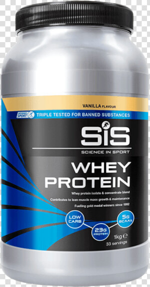 Sis Whey Protein 1kg Vanilla   Proteine La Borcan  HD Png Download