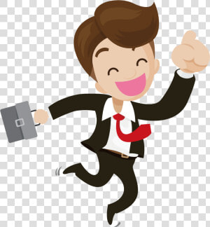 Businessperson Illustration Happy People   Happy Business People Clipart  HD Png Download