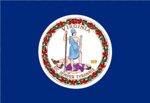 Us Va Virginia Flag Icon   Virginia Flag  HD Png Download