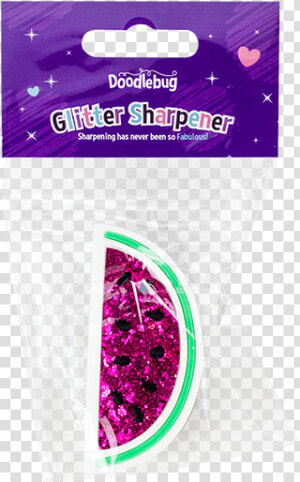 Glitter Novelty Pencil Sharpener   Glitter  HD Png Download