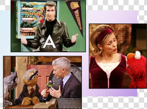 Anderson Cooper Henry Winkler And Amy Sedaris  HD Png Download