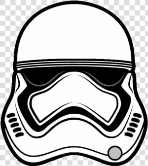 Stormtrooper Clipart Transparent Library Color Star   First Order Stormtrooper Helmet Drawing  HD Png Download