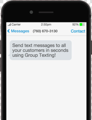 Sms Text Blast Long Code Mobile Smartphone Example   Sms Text Message  HD Png Download