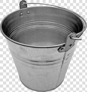 Steel Bucket Png Image   Silver Bucket Png  Transparent Png