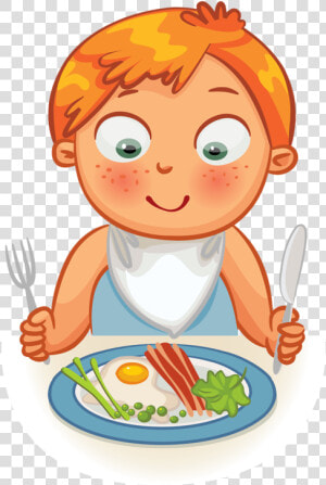 Png Kids Eating   Clipart Kid Eating  Transparent Png