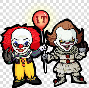 Pennywise Twins By Ghostyce   Pennywise Png  Transparent Png