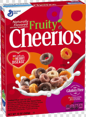 Fruity Cheerios Cereal  HD Png Download