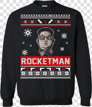 Kim Jong Un Rocketman Christmas Ugly Sweater  HD Png Download